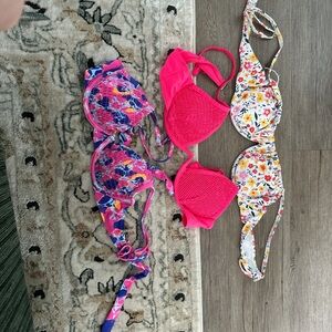 SHEIN Multicolor Bikini Set - Pink, Blue, White